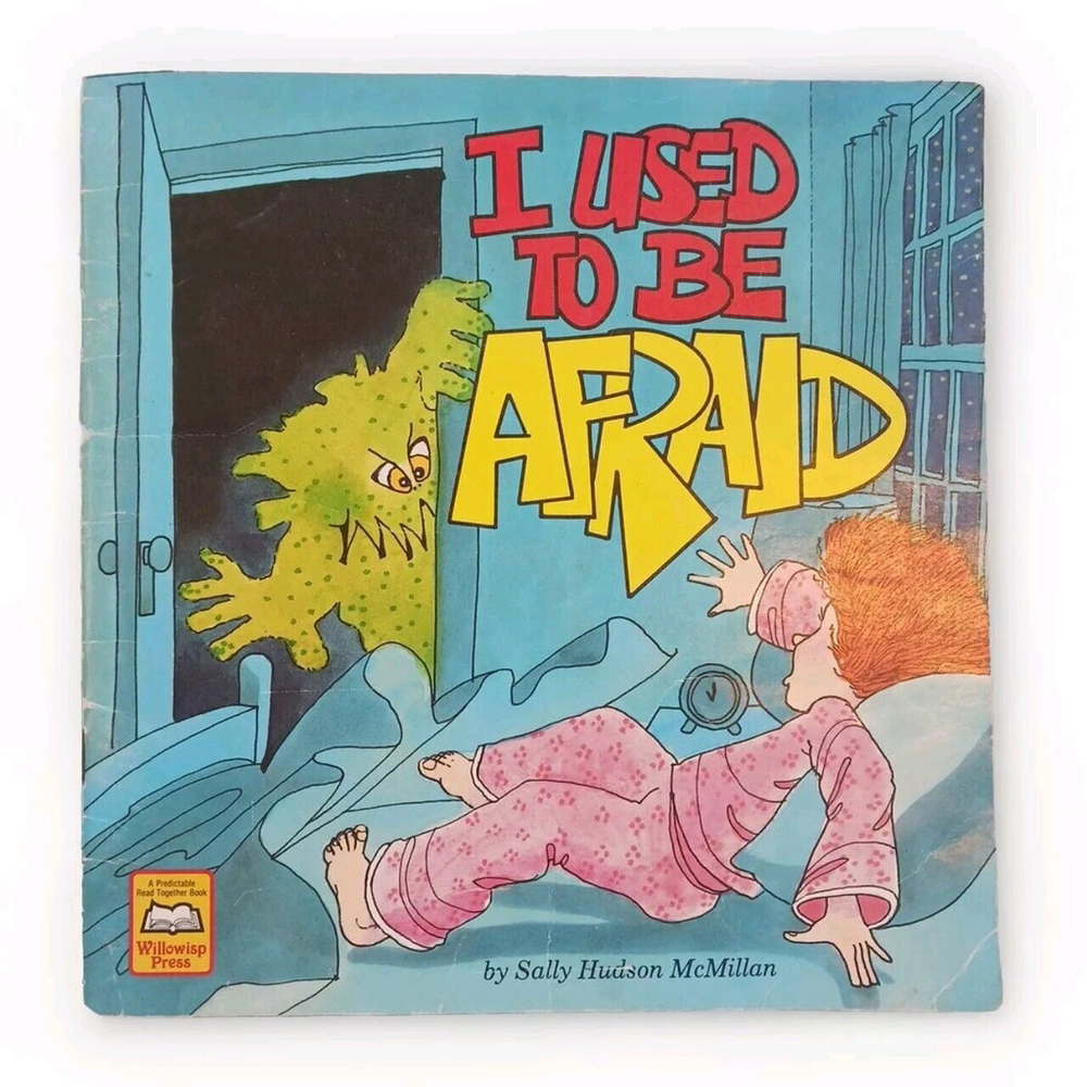 VTG 1985 "I Used To Be Afraid" Sally Hudson McMillan, Paperback Kids Book RETRO